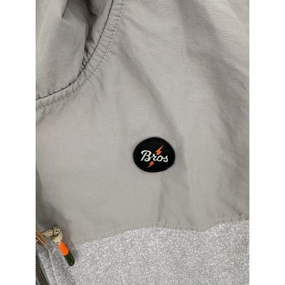 Howler Bros Kameron Hoodie Men's XL Gray Full Zip Fleece Shell Hybrid Jacket - Picture 4 of 10